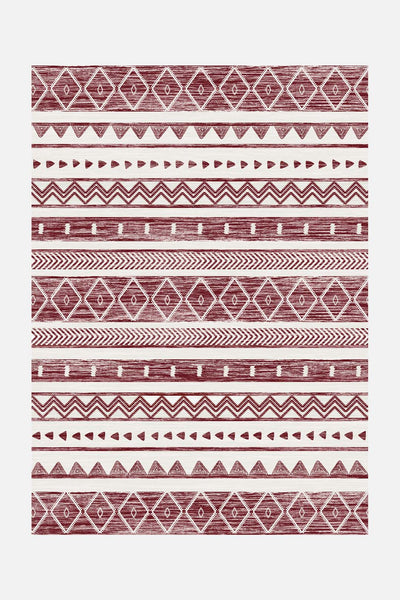Ikat Maroon Teppich - Teppana
