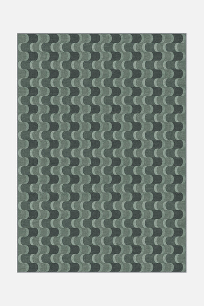 Linea Waldgrün Teppich - Teppana